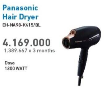 Promo Harga PANASONIC EH-NA98 | Hair Dryer  - Electronic City