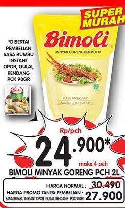 Promo Harga BIMOLI Minyak Goreng 2000 ml - Superindo