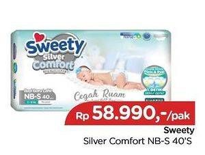 Promo Harga Sweety Silver Comfort Perekat NB-S40 40 pcs - TIP TOP