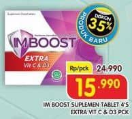 Imboost Multivitamin Tablet 4 pcs Diskon 36%, Harga Promo Rp15.990, Harga Normal Rp24.990