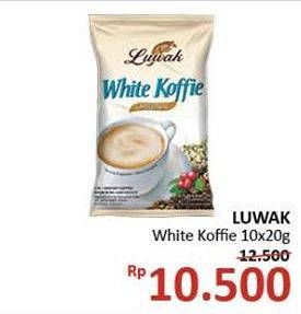 Promo Harga Luwak White Koffie 10 pcs - Alfamidi