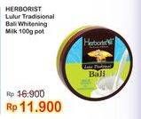 Promo Harga HERBORIST Lulur Tradisional Bali Milk 100 gr - Indomaret