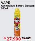 Promo Harga FUMAKILLA VAPE Aerosol Orange, Sakura Blossom 600 ml - Alfamart