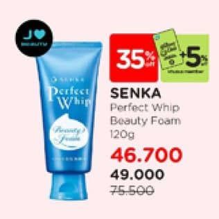 Promo Harga Senka Perfect Whip Facial Foam 120 gr - Watsons