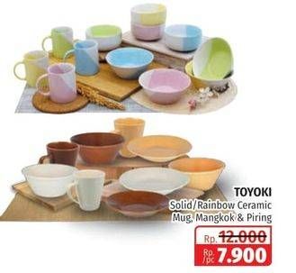 Promo Harga TOYOKI Ceramic Mug/Mangkok/Piring  - Lotte Grosir
