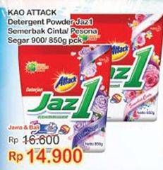 Promo Harga ATTACK Jaz1 Detergent Powder Semerbak Cinta, Pesona Segar 850 gr - Indomaret