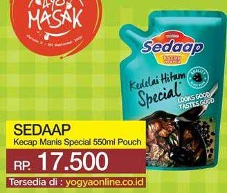 Promo Harga SEDAAP Kecap Manis Kedelai Hitam Special 550 ml - Yogya