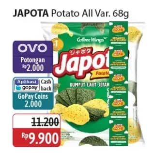 Promo Harga Japota Potato Chips All Variants 68 gr - Alfamidi