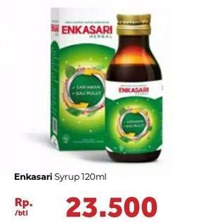 Promo Harga ENKASARI Gargle Swallowable Liquid 120 ml - Carrefour