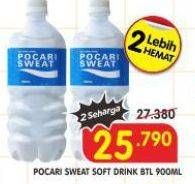 Promo Harga Pocari Sweat Minuman Isotonik Original 900 ml - Superindo