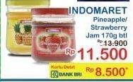 Promo Harga INDOMARET Jam Pineapple, Strawberry 170 gr - Indomaret