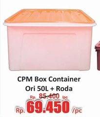 Promo Harga CPM Container Box + Roda Ori 50000 ml - Hari Hari