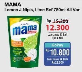 Promo Harga Mama Lemon Cairan Pencuci Piring All Variants 780 ml - Alfamart