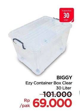 Promo Harga Biggy Container Box Ezy 30 ltr - Lotte Grosir