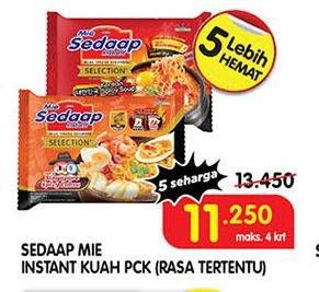 Promo Harga SEDAAP Mie Kuah 83 gr - Superindo