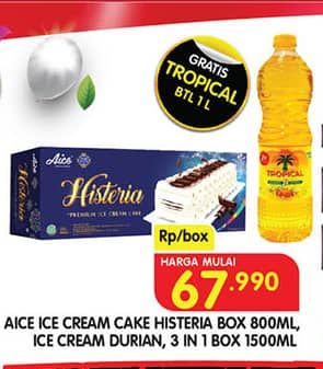 Promo Harga Aice Histeria/Ice Cream Box  - Superindo