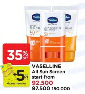Promo Harga Vaseline Daily Sun Care 50 ml - Watsons