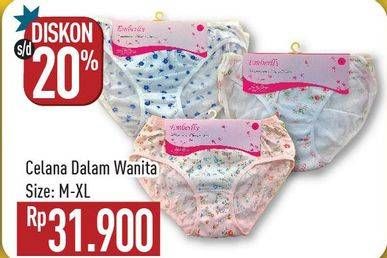 Promo Harga Celana Dalam Wanita M-XL  - Hypermart
