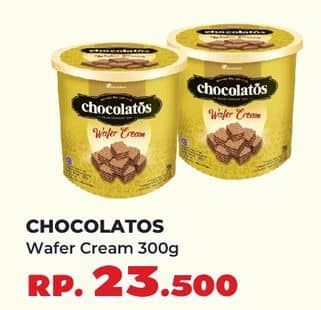 Promo Harga Hollanda Chocolatos Wafer 300 gr - Yogya