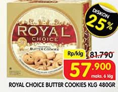 Promo Harga Danish Royal Choice Butter Cookies 480 gr - Superindo