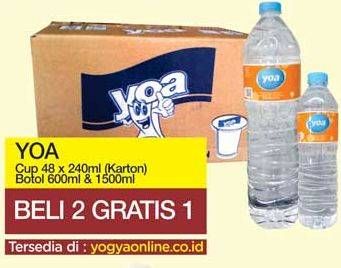Promo Harga YOA Air Mineral Cup  - Yogya