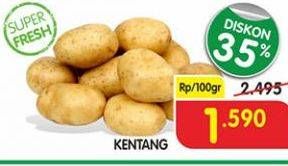 Promo Harga Kentang per 100 gr - Superindo