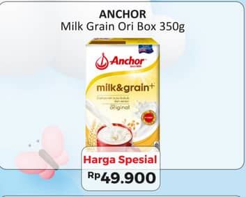 Promo Harga Anchor Milk & Grain Original 350 gr - Alfamart