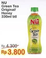 Promo Harga NU Green Tea Original, Honey 330 ml - Indomaret