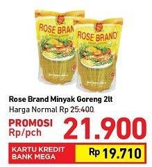 Promo Harga ROSE BRAND Minyak Goreng 2 ltr - Carrefour