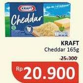 Promo Harga KRAFT Cheese Cheddar 165 gr - Alfamidi