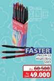 Promo Harga Faster Pen C6 Black, Blue 12 pcs - Lotte Grosir