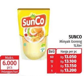 Promo Harga SUNCO Minyak Goreng 1 ltr - Lotte Grosir
