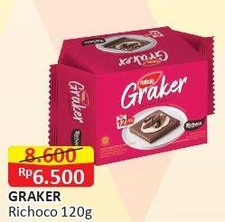 Promo Harga NABATI Graker Graham Crackers Richoco 120 gr - Alfamart