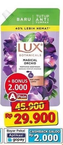 Promo Harga LUX Botanicals Body Wash Magical Orchid 850 ml - Alfamart