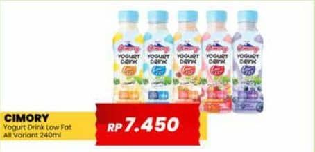 Promo Harga Cimory Yogurt Drink Low Fat All Variants 240 ml - Yogya