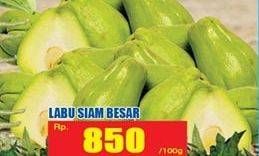 Promo Harga Labu Siam Besar per 100 gr - Hari Hari