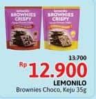 Promo Harga Lemonilo Brownies Crispy Choco, Keju 40 gr - Alfamidi