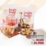 Promo Harga BOOGA BOOGA Mini Bites Chocolate, Strawberry 80 gr - LotteMart