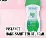 Promo Harga INSTANCE Hand Sanitizer Gel 60 ml - Hypermart