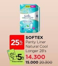 Softex Pantyliner Natural Cool+ Super Slim