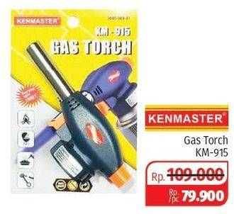 Promo Harga KENMASTER Gas Torch KM-915 1 pcs - Lotte Grosir