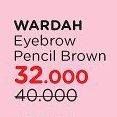 Promo Harga Wardah Eyexpert Eyebrow Brown 1 gr - Watsons