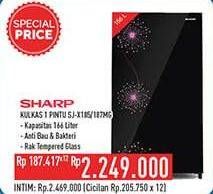 Promo Harga Sharp SJ-X185MG | Kulkas 1 Pintu  - Hypermart