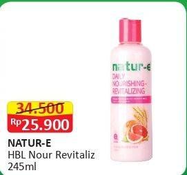 Promo Harga NATUR-E Hand Body Lotion Daily Nourishing Revitalizing 245 ml - Alfamart