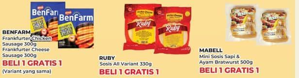 Harga Benfarm/Ruby/Mabell Sosis