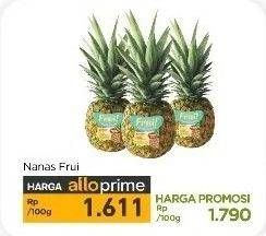 Promo Harga Frui Nanas per 100 gr - Carrefour