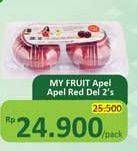 Promo Harga My Fruit Apel Red Del 2 pcs - Alfamidi