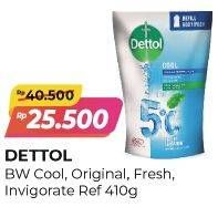 Promo Harga DETTOL Body Wash Cool, Fresh, Invigorate, Original 410 ml - Alfamart