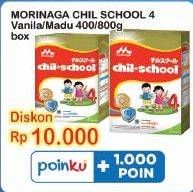 Promo Harga MORINAGA Chil School Gold Vanila, Madu 400 gr - Indomaret