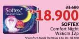 Promo Harga Softex Comfort Night Wing 29cm 18 pcs - Alfamidi